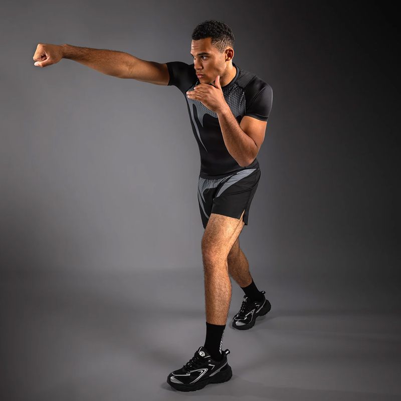 Vyriškas rashguard Venum No Gi Rashguards black/silver grey 5