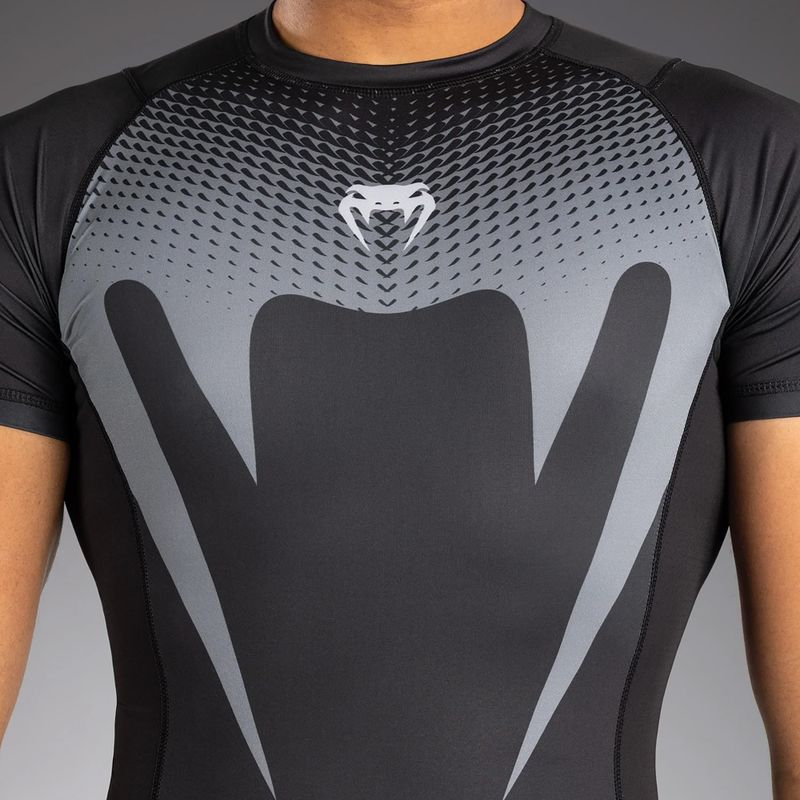 Vyriškas rashguard Venum No Gi Rashguards black/silver grey 6