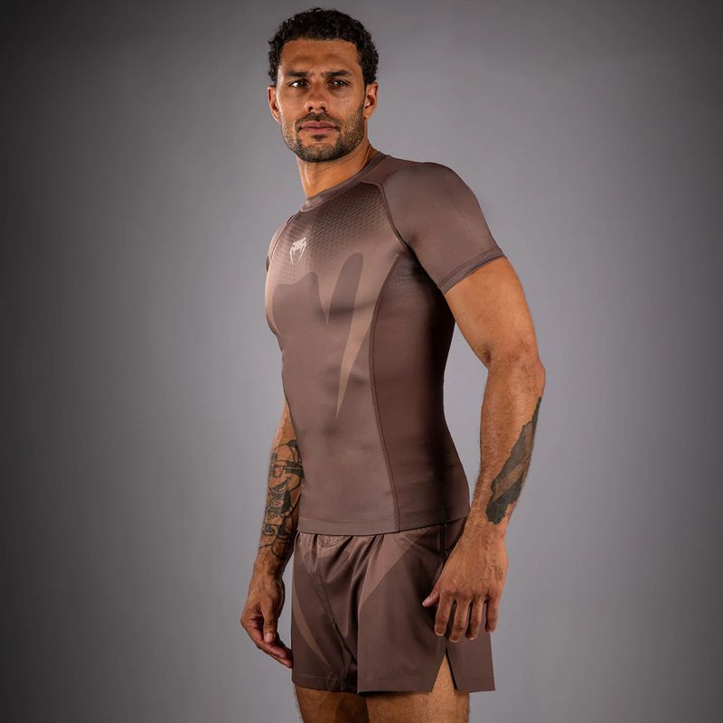 Vyriškas rashguard Venum No Gi Rashguards chocolate brown 4