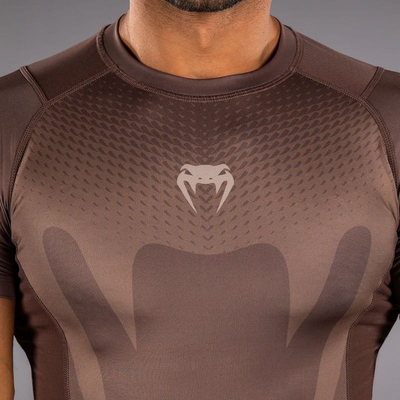 Vyriškas rashguard Venum No Gi Rashguards chocolate brown 5