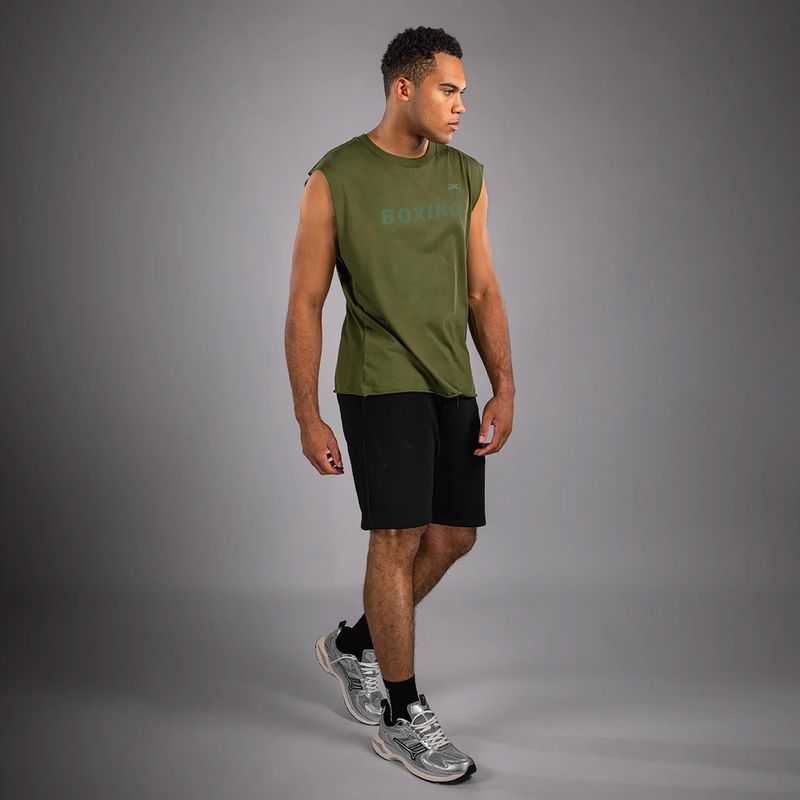 Vyriški marškinėliai Venum Boxing VT Sleeveless military green 2