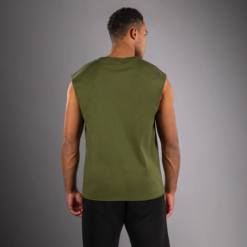 Vyriški marškinėliai Venum Boxing VT Sleeveless military green 3