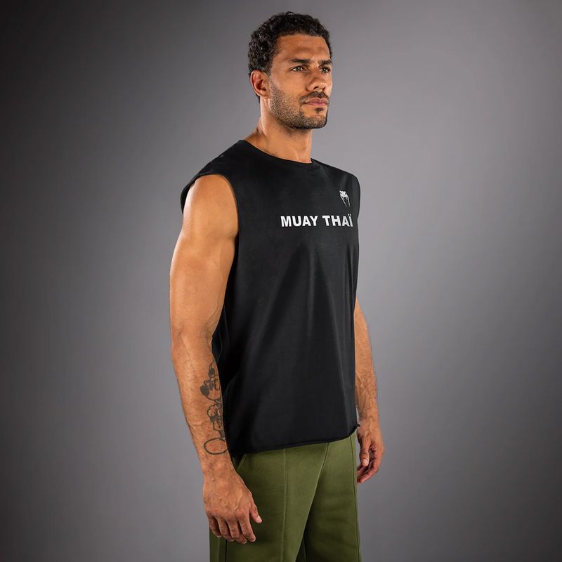 Vyriški marškinėliai Venum Muay Thai VT black 4