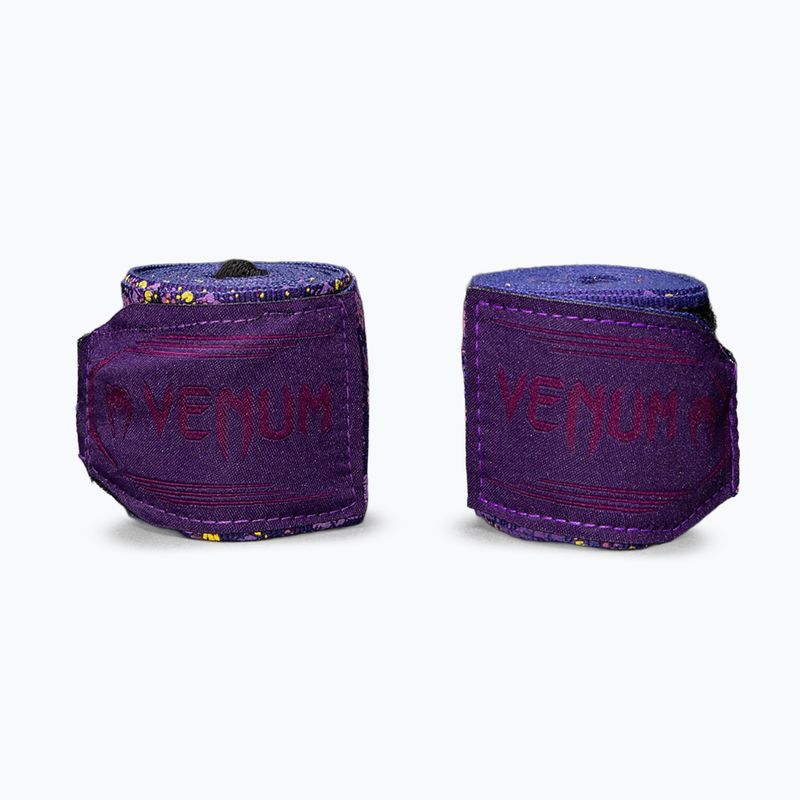 Bokso raiščiai Venum Santa Muerte Handwraps 250 cm dark purple