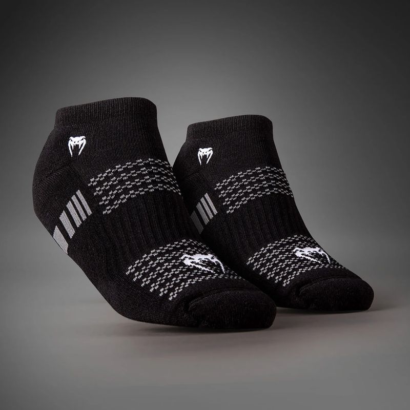 Kojinės Venum Vector No-Show 3 poros black/grey 7