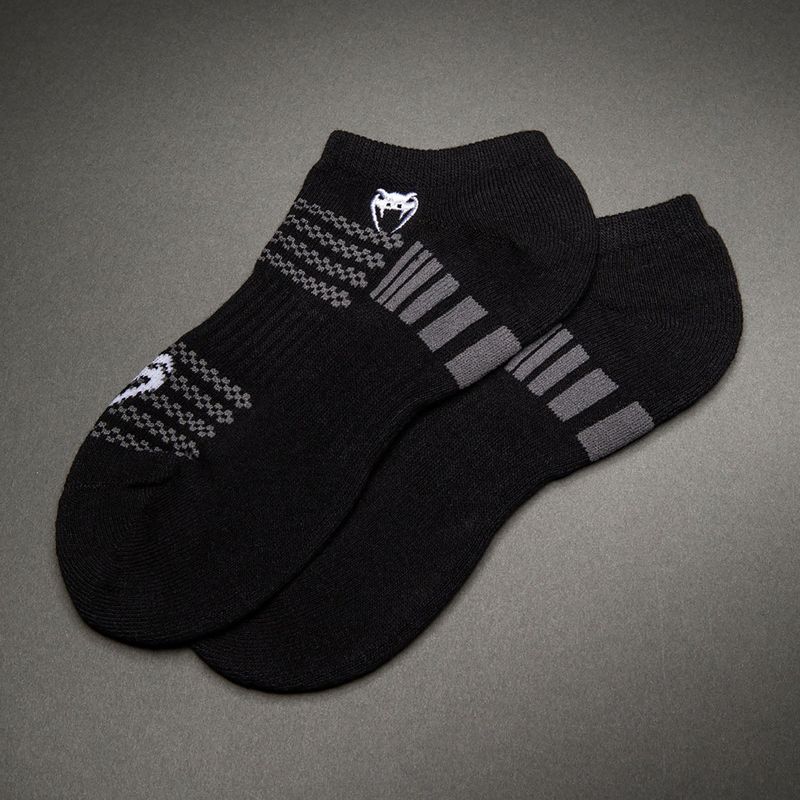 Kojinės Venum Vector No-Show 3 poros black/grey 9