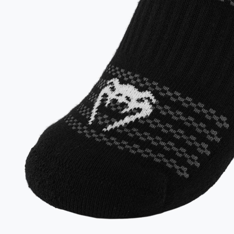 Kojinės Venum Vector No-Show 3 poros black/grey 4