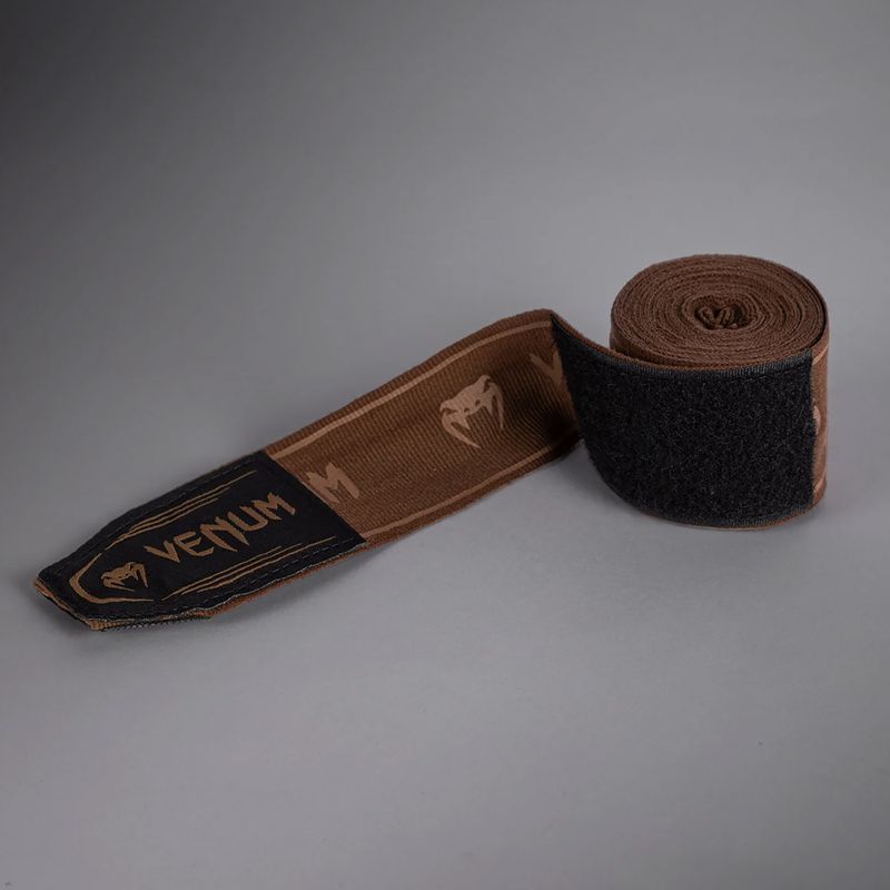 Bokso raiščiai Venum Classic Handwrap Advanced 250 cm dark brown 3