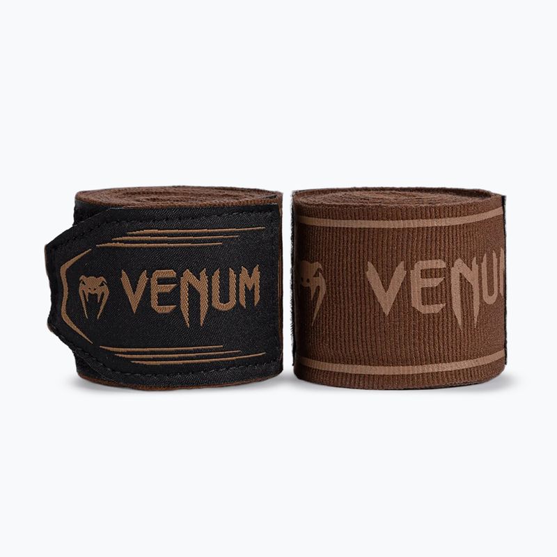 Bokso raiščiai Venum Classic Handwrap Advanced 400 cm dark brown