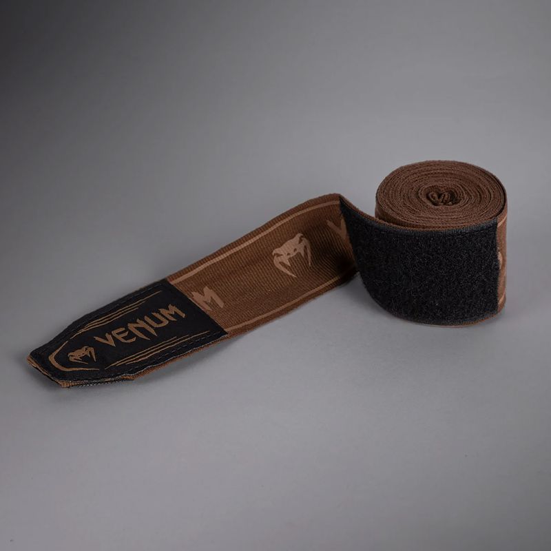 Bokso raiščiai Venum Classic Handwrap Advanced 400 cm dark brown 3