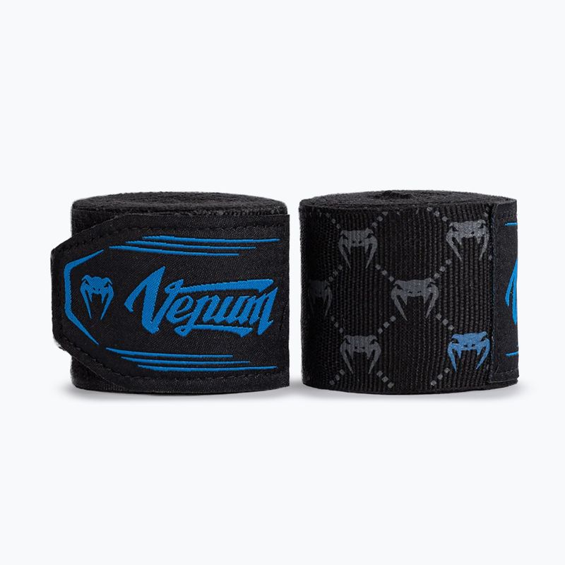 Bokso bintai Venum Monogram Hand Wraps Advanced 250 cm black