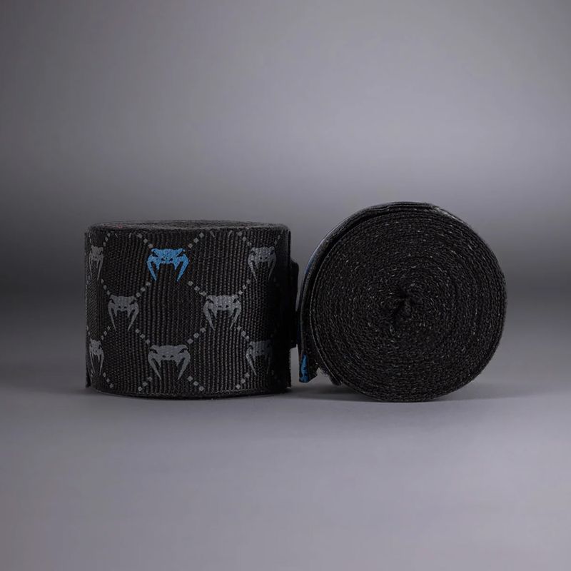 Bokso rankų bintai Venum Monogram Hand Wraps Advanced 400 cm black 2
