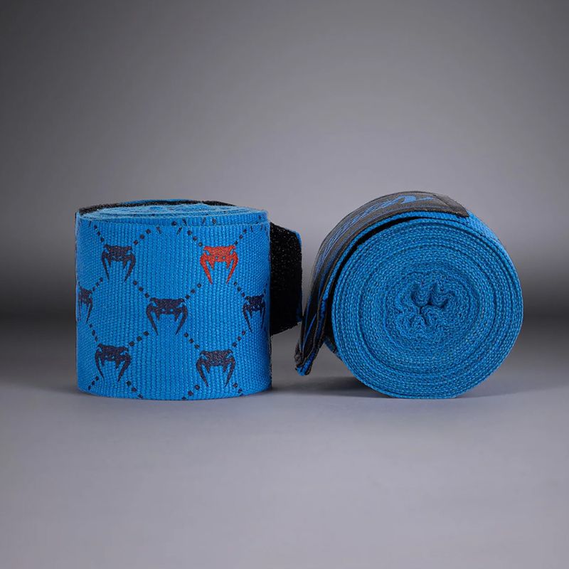 Boksininkų bintai Venum Monogram Hand Wraps Advanced 400 cm blue 2