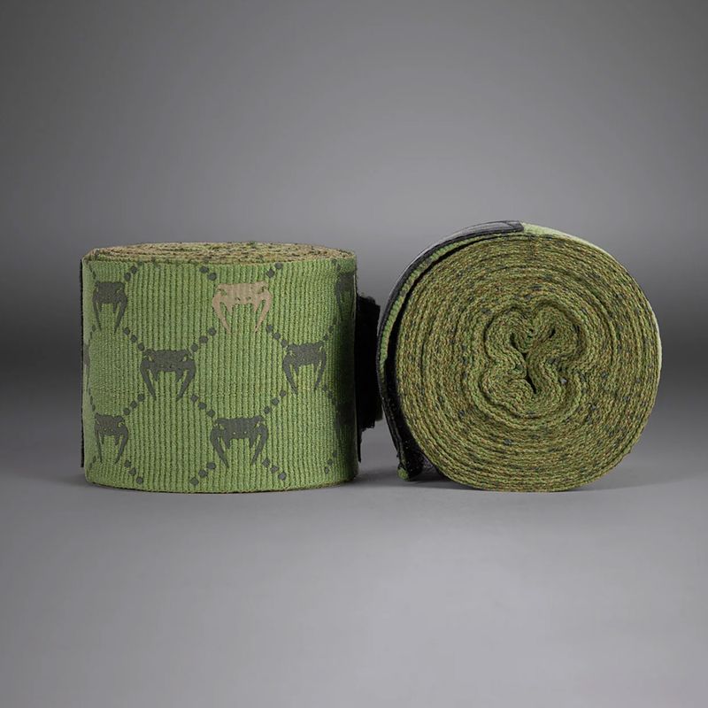 Bokso raiščiai Venum Monogram Hand Wraps Advanced 250 cm khaki 2
