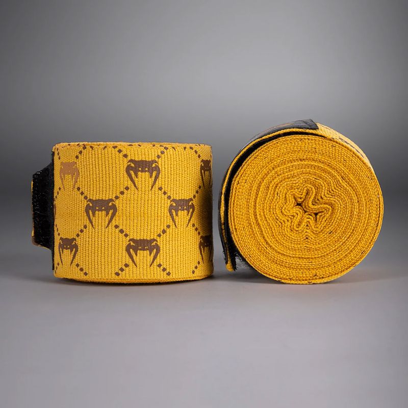 Bokso raiščiai Venum Monogram Hand Wraps Advanced 400 cm brown 2