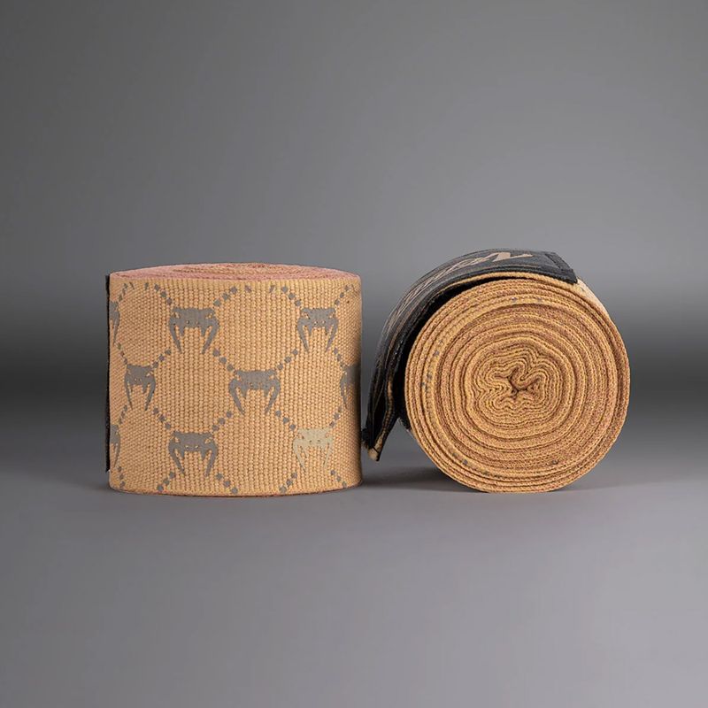 Bokso raiščiai Venum Monogram Hand Wraps Advanced 400 cm sand 2
