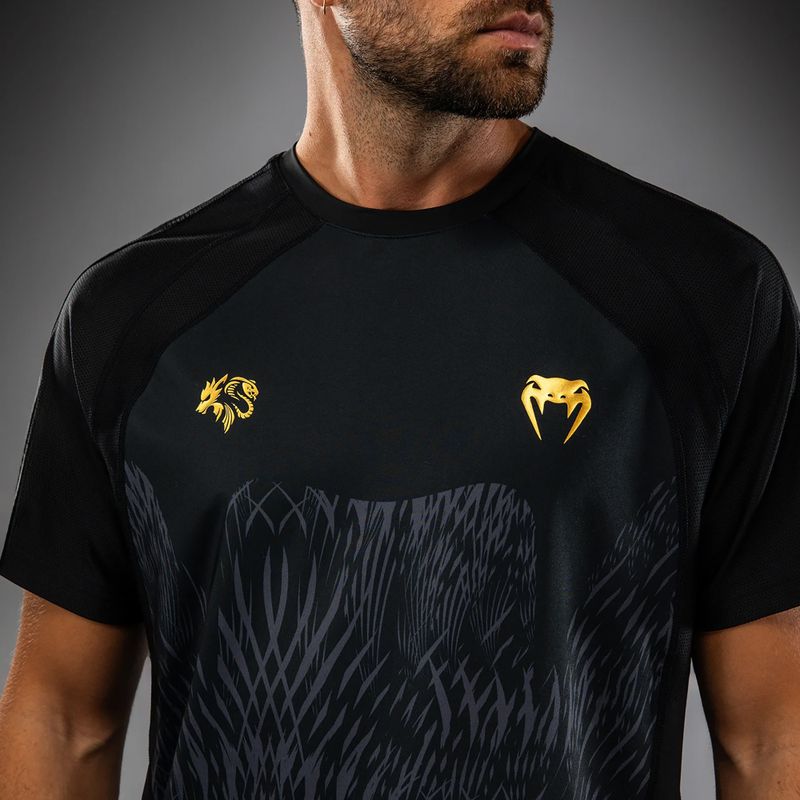 Vyriški marškinėliai Venum x Chimaev Dry Tech black/grey 6