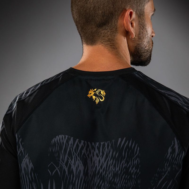 Vyriški marškinėliai Venum x Chimaev Dry Tech black/grey 7