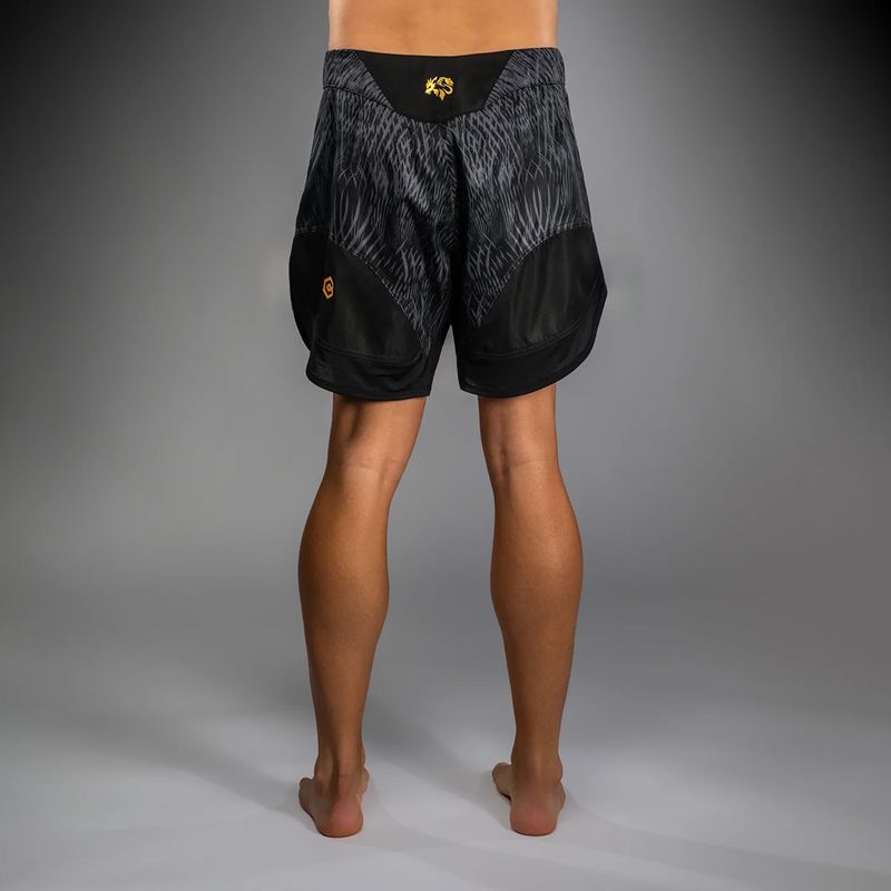 Vyriški treniruočių šortai Venum x Chimaev Fightshorts black/grey 3