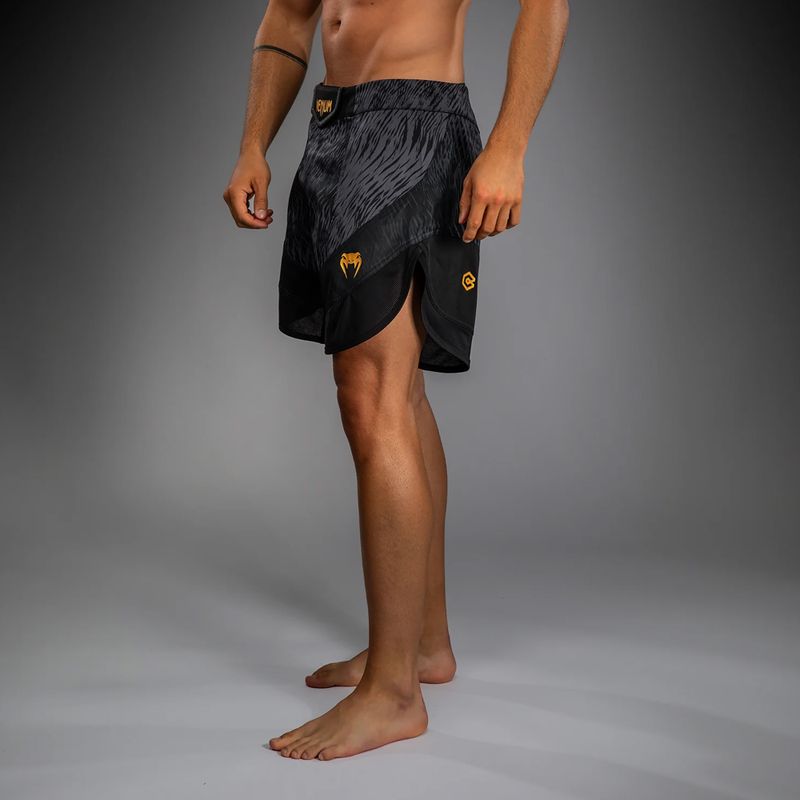 Vyriški treniruočių šortai Venum x Chimaev Fightshorts black/grey 4