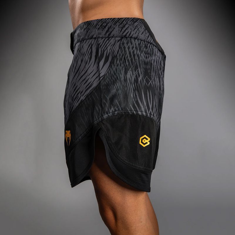 Vyriški treniruočių šortai Venum x Chimaev Fightshorts black/grey 6