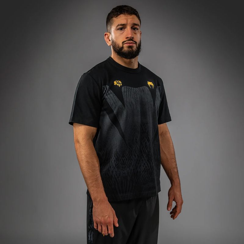 Vyriški marškinėliai Venum x Chimaev black/grey 3