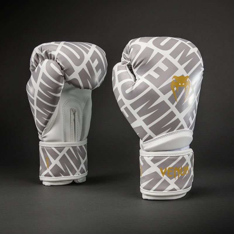 Bokso pirštinės Venum Contender 1.5 XT 3D Boxing white/gold 2