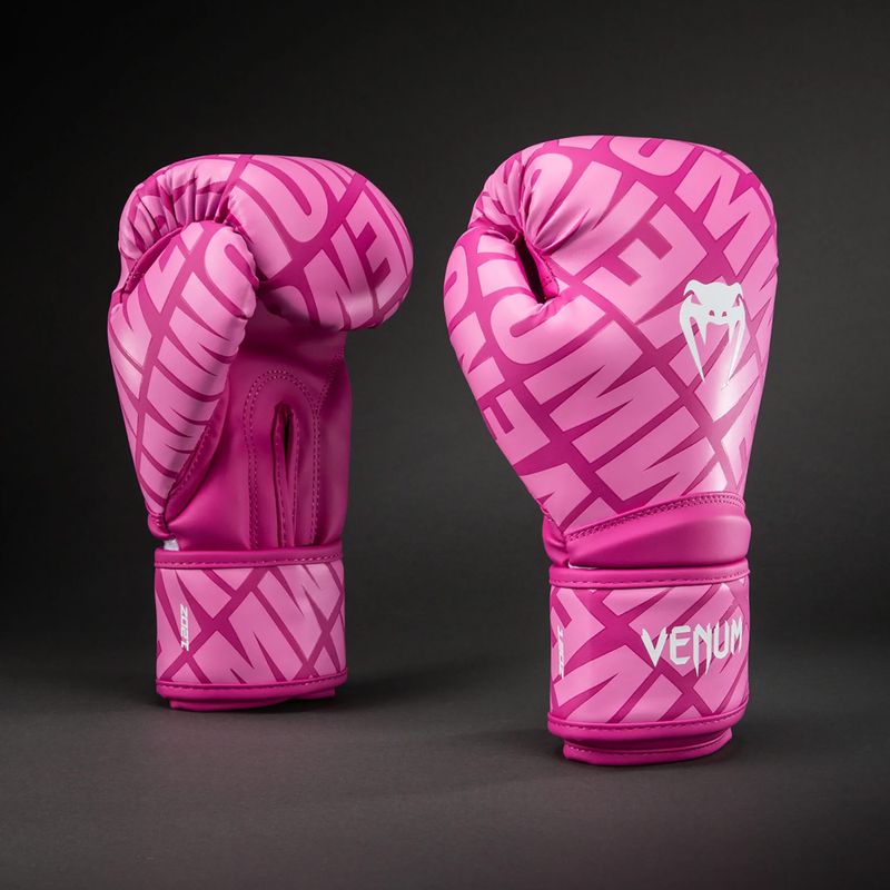 Bokso pirštinės Venum Contender 1.5 XT 3D Boxing candy pink/white 2
