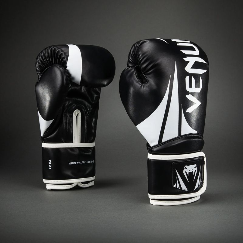 Bokso pirštinės Venum Challenger 2.5 Boxing black/white 2