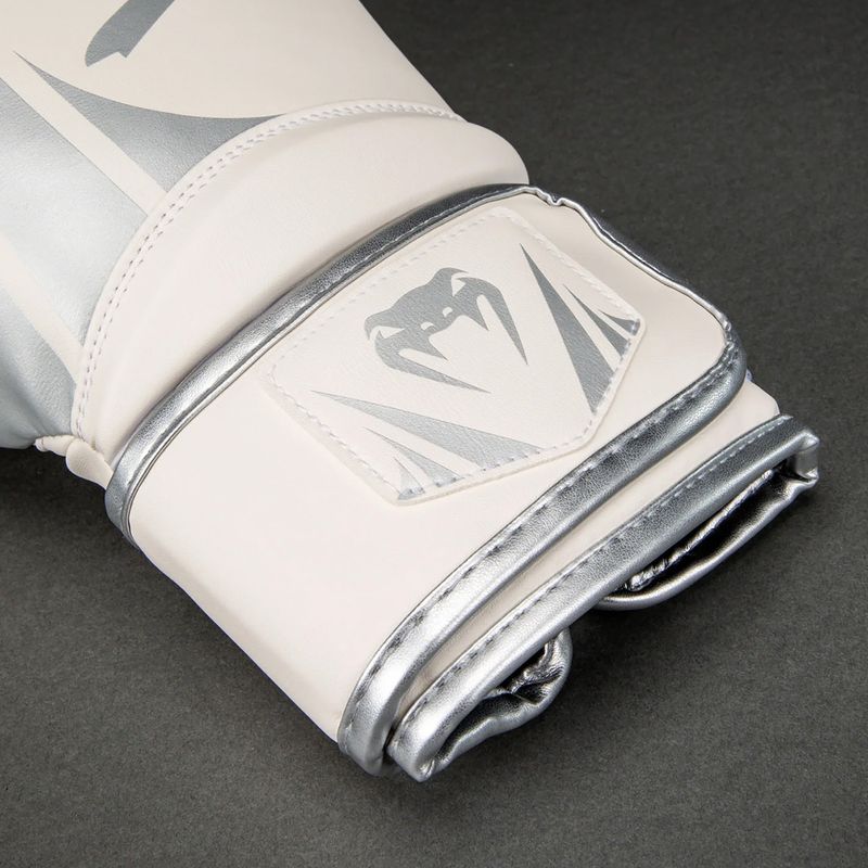 Bokso pirštinės Venum Challenger 2.5 Boxing white/silver 4