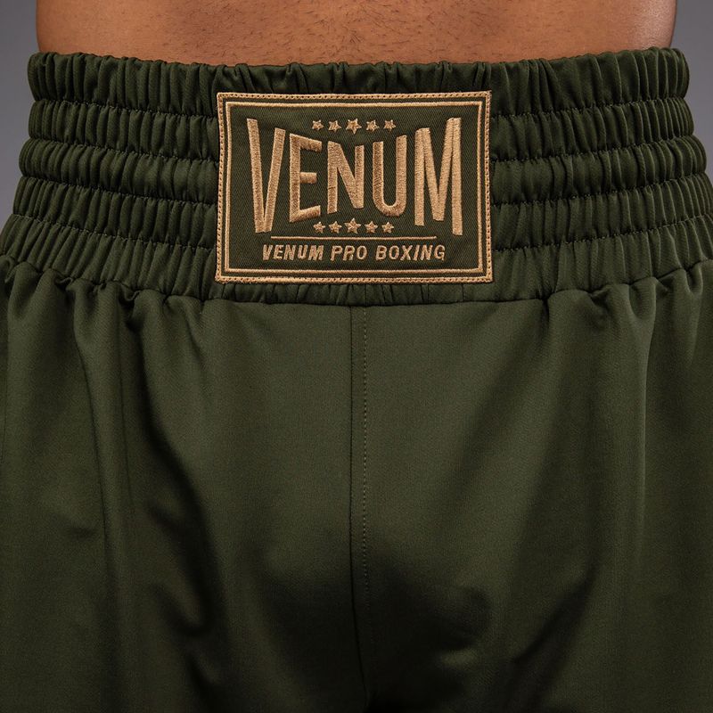 Vyriški treniruočių šortai Venum Classic Boxing military green/sand 8