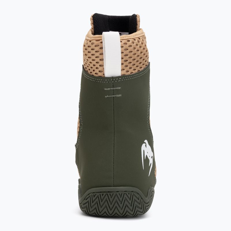Vyriški bokso batai Venum Contender Boxing military green/sand 6