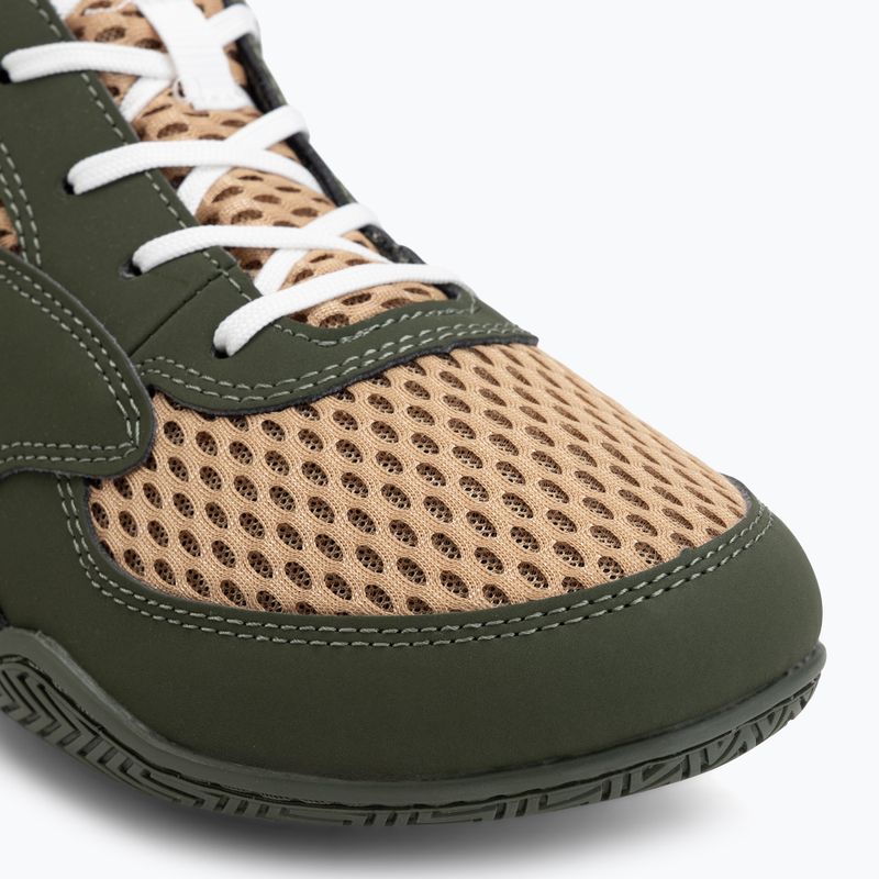 Vyriški bokso batai Venum Contender Boxing military green/sand 7