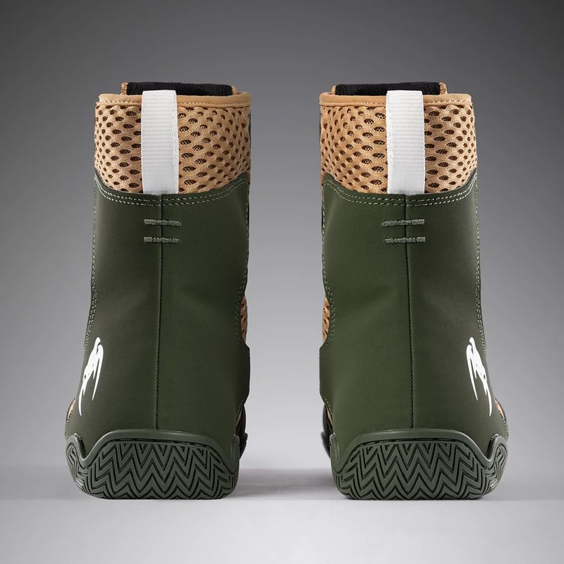 Vyriški bokso batai Venum Contender Boxing military green/sand 8