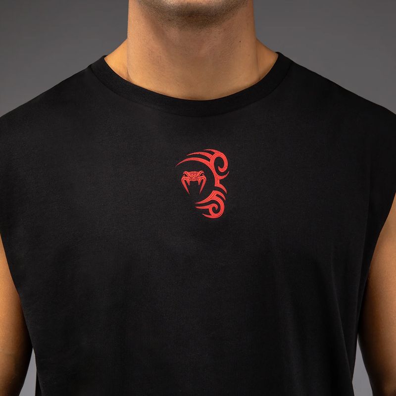 Vyriški marškinėliai Venum x Mike Tyson Tiger berankoviai deep black 4