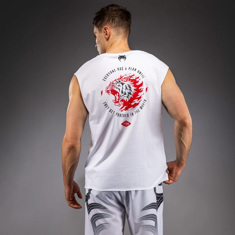 Vyriški marškinėliai Venum x Mike Tyson Tiger Sleeveless optical white 3