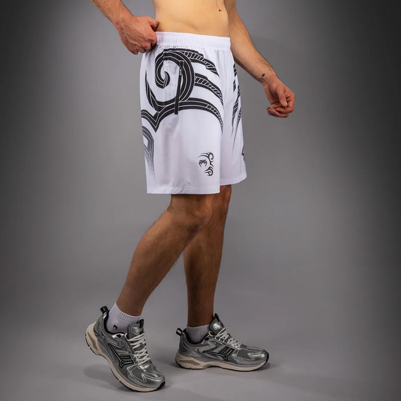 Vyriški treniruočių šortai Venum x Mike Tyson Tiger Training optical white/deep black 3
