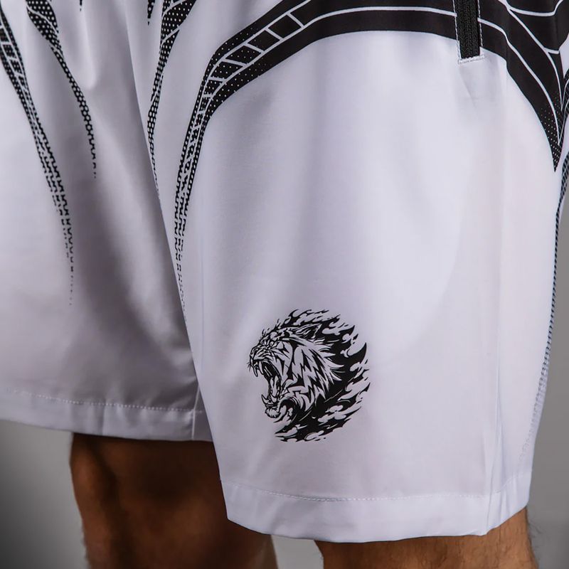 Vyriški treniruočių šortai Venum x Mike Tyson Tiger Training optical white/deep black 7