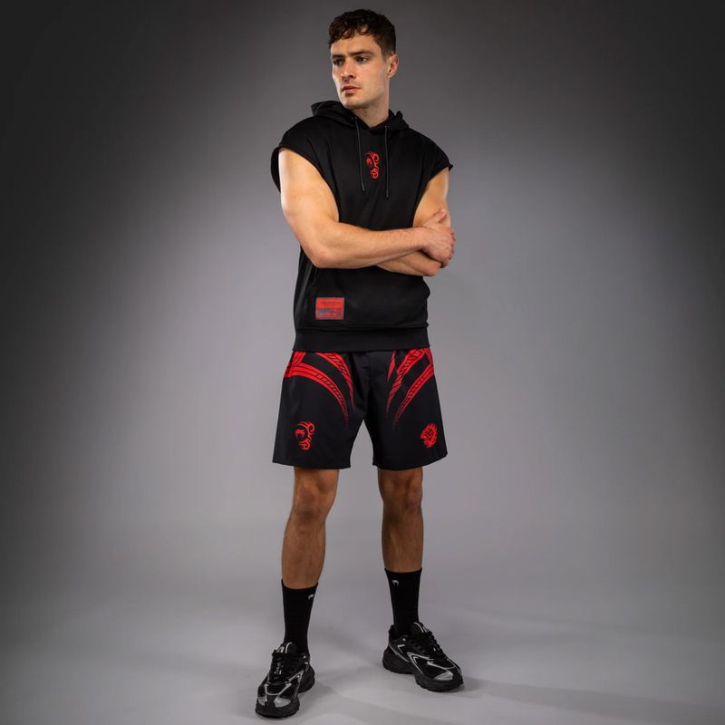 Vyriškas džemperis Venum x Mike Tyson Tiger Sleeveless Hoodie deep black/intense red 2