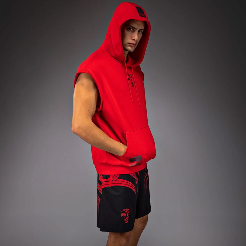 Vyriškas džemperis Venum x Mike Tyson Tiger Sleeveless Hoodie intense red/deep black 4