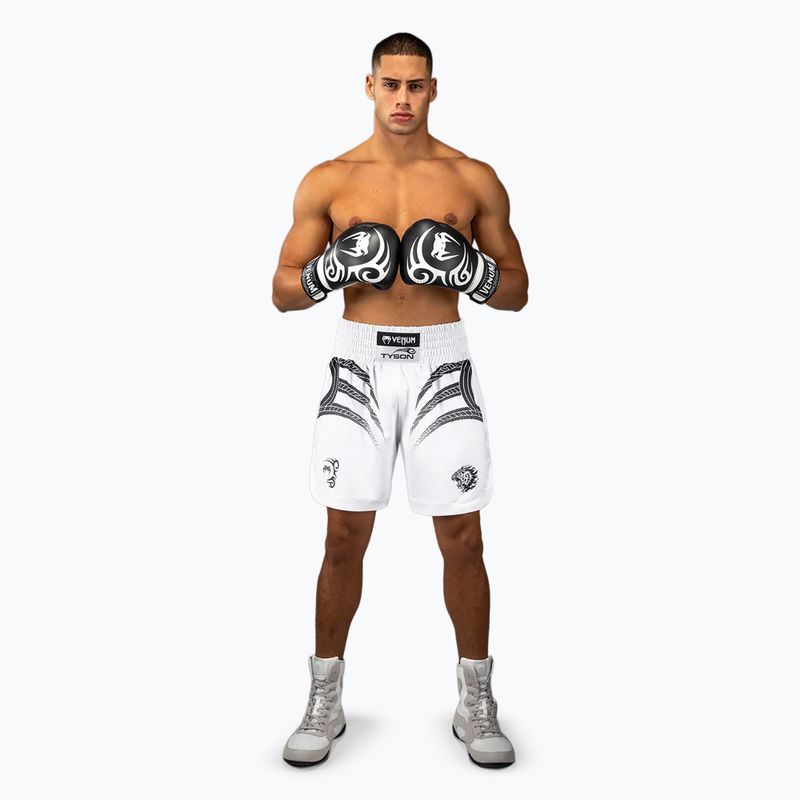 Vyriški treniruočių šortai Venum x Mike Tyson Tiger optical white/deep black 2