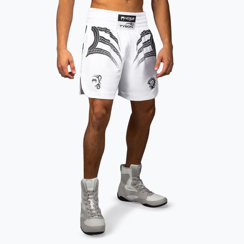 Vyriški treniruočių šortai Venum x Mike Tyson Tiger optical white/deep black 3