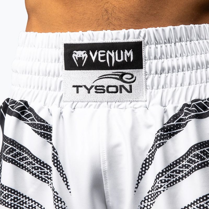 Vyriški treniruočių šortai Venum x Mike Tyson Tiger optical white/deep black 5