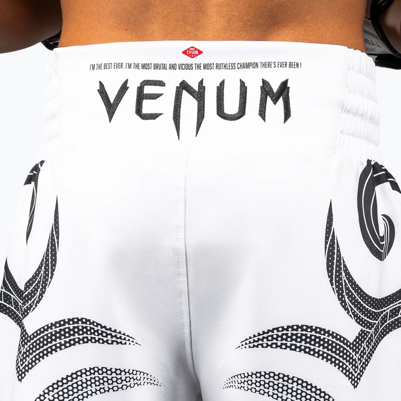 Vyriški treniruočių šortai Venum x Mike Tyson Tiger optical white/deep black 6