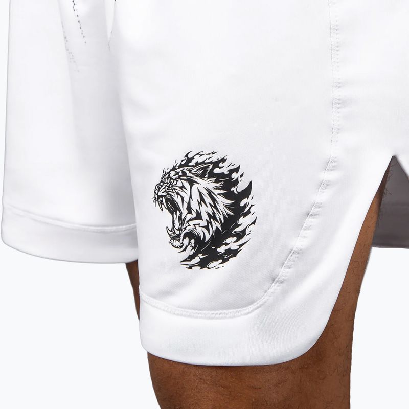 Vyriški treniruočių šortai Venum x Mike Tyson Tiger optical white/deep black 8