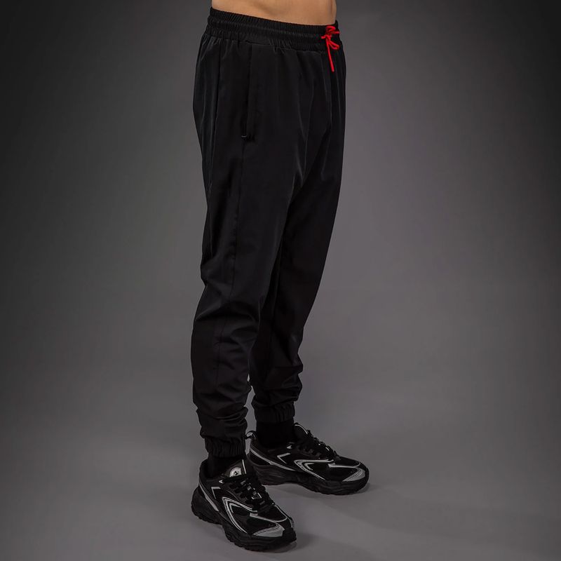 Vyriškos treniruočių kelnės Venum x Mike Tyson Tiger Joggers deep black/intense red 4