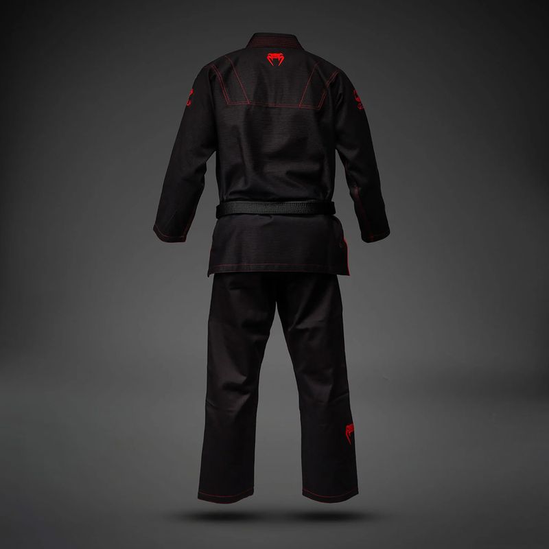 GI brazilų jiu-jitsu Venum Roger Gracie Academy BJJ black/red 2