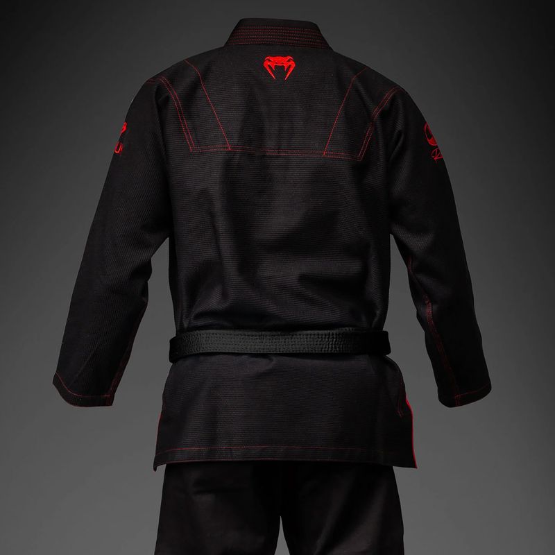 GI brazilų jiu-jitsu Venum Roger Gracie Academy BJJ black/red 4