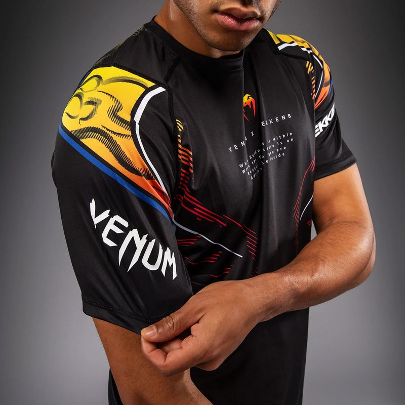 Vyriški treniruočių marškinėliai Venum x TEKKEN 8 Yoshimitsu Dry-Tech black/orange 5