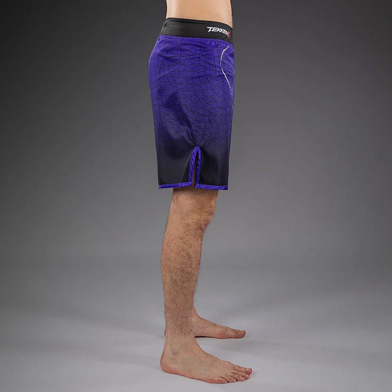 Vyriški treniruočių šortai Venum x TEKKEN 8 Kazuya Fight black purple 3